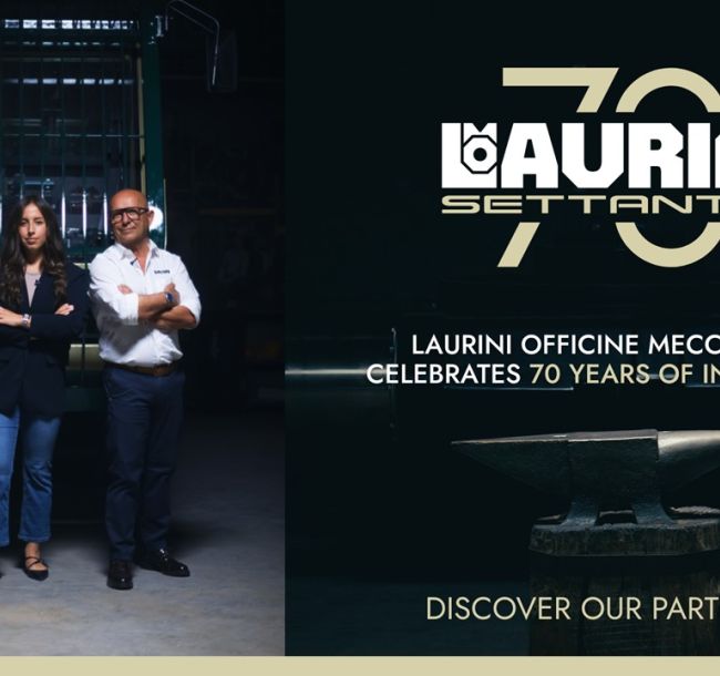 Laurini Officine Meccaniche celebra 70 anni di innovazione.